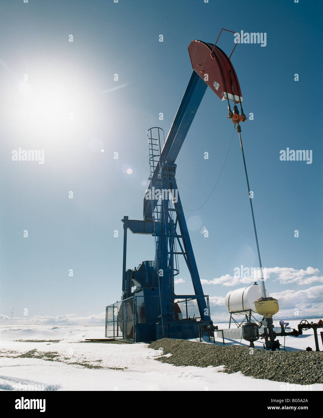 Pump Jack, Alberta, Canada Stock Photo Alamy