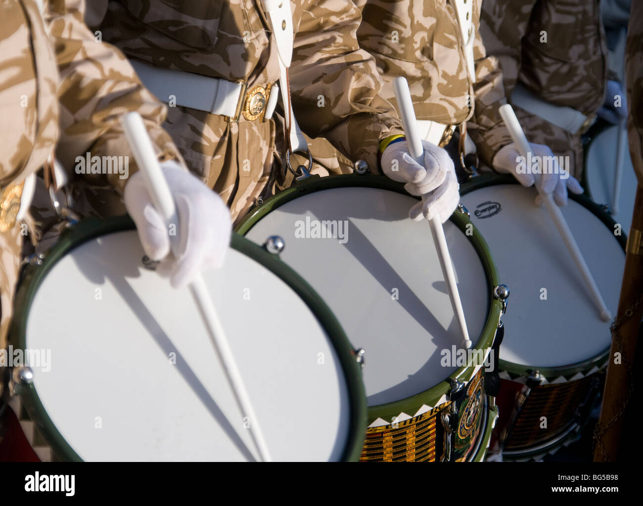 Military Drum Stock Photo