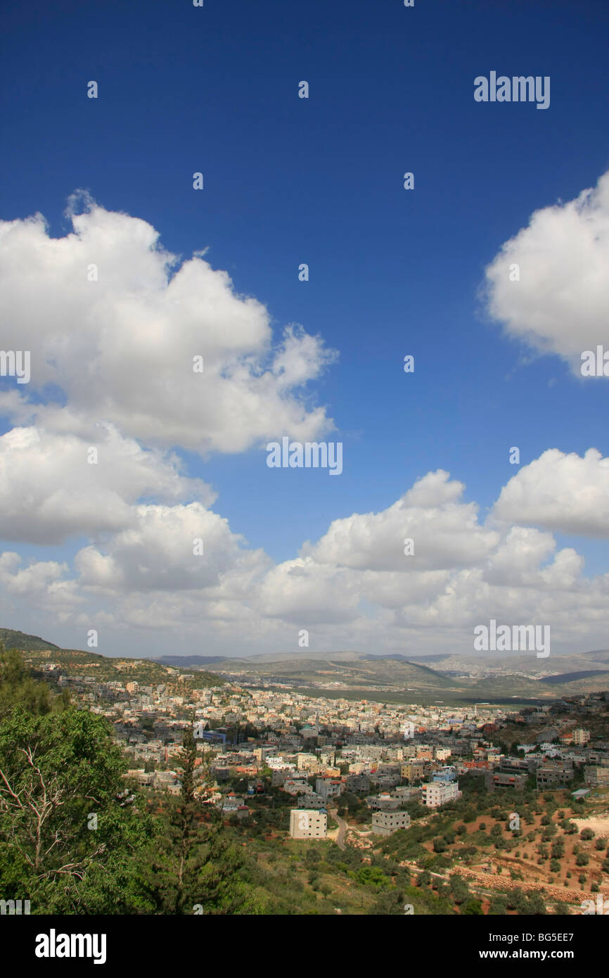 Israel, Lower Galilee, a view of Arabe from road 7955 Stock Photo
