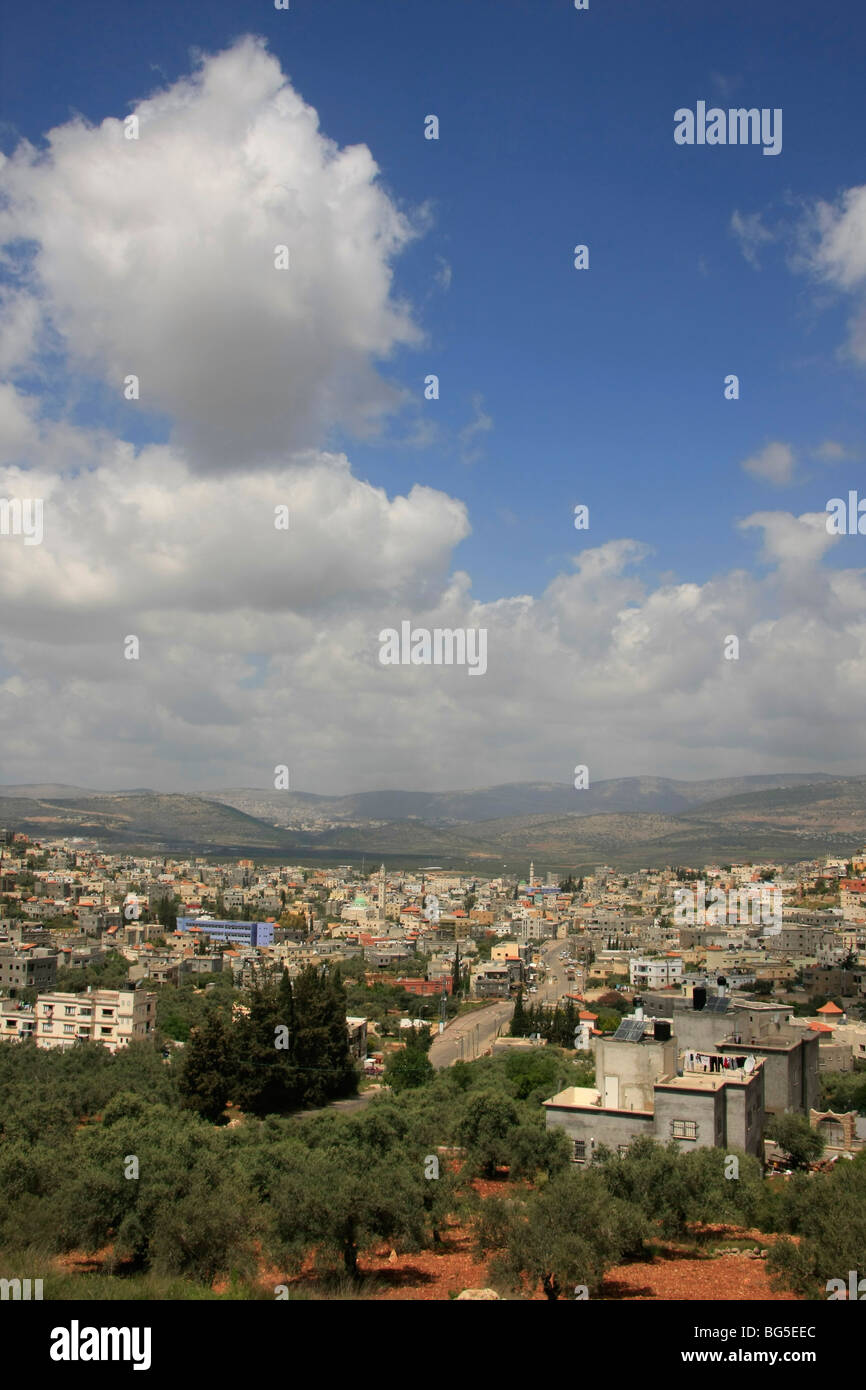 Israel, Lower Galilee, a view of Arabe from road 7955 Stock Photo