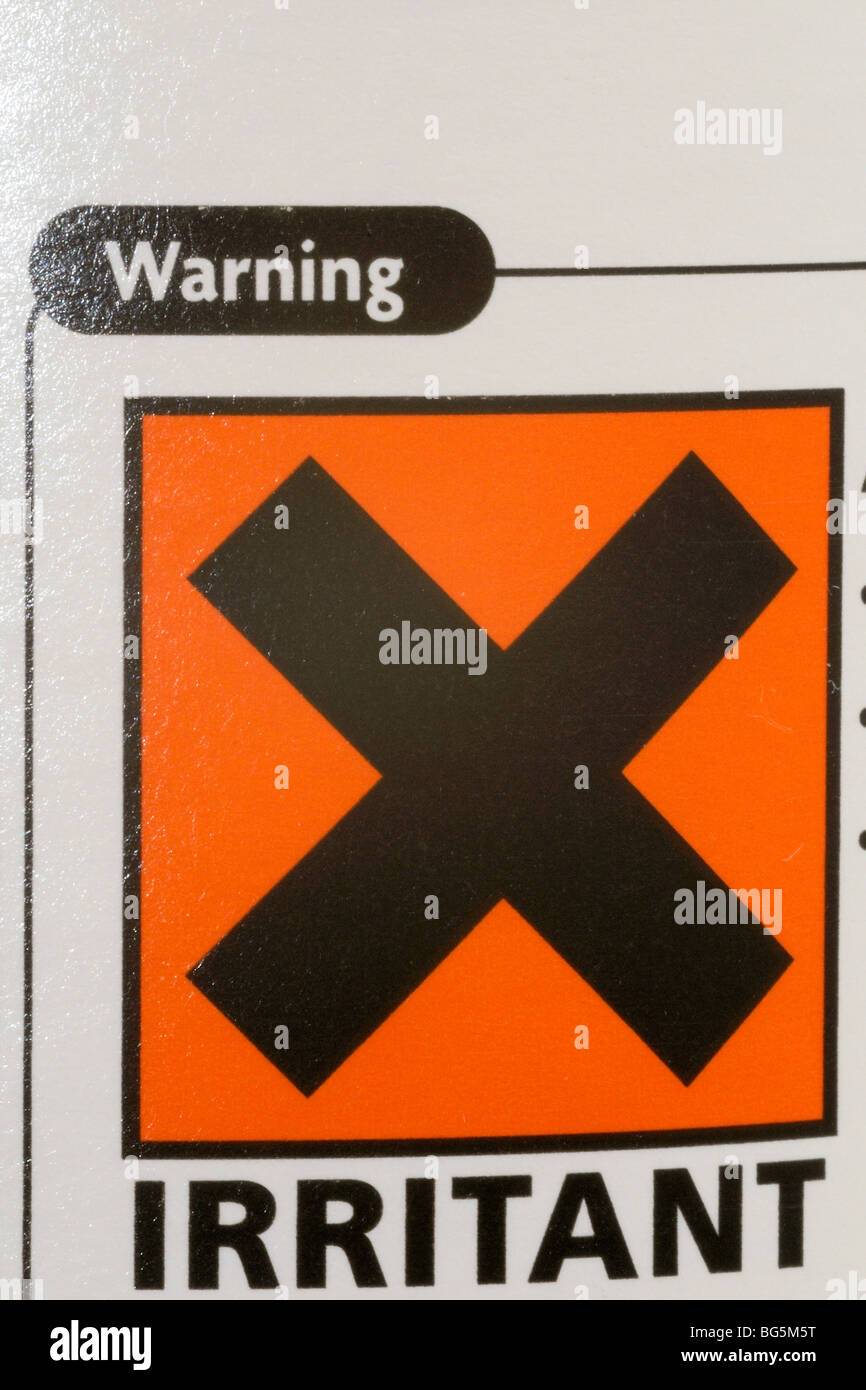 Warning label bleach hires stock photography and images Alamy
