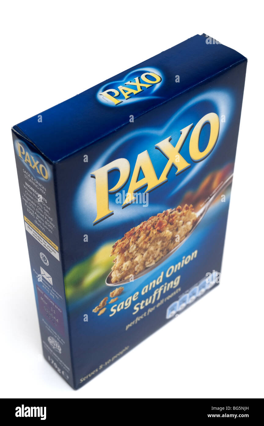 Paxo Sage and Onion Stuffing mix Stock Photo