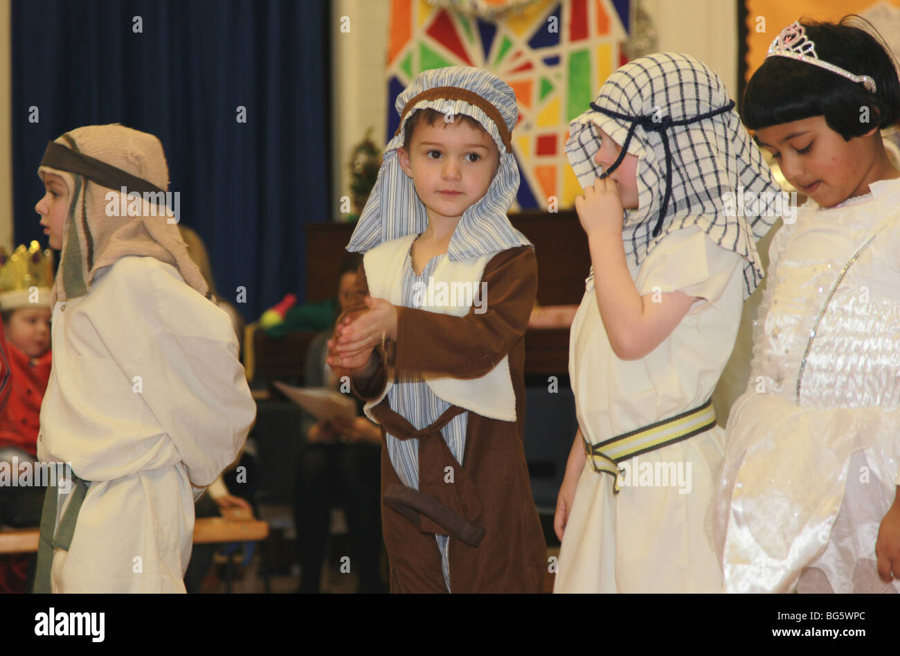 Children's Nativity Play Stock Photo Alamy