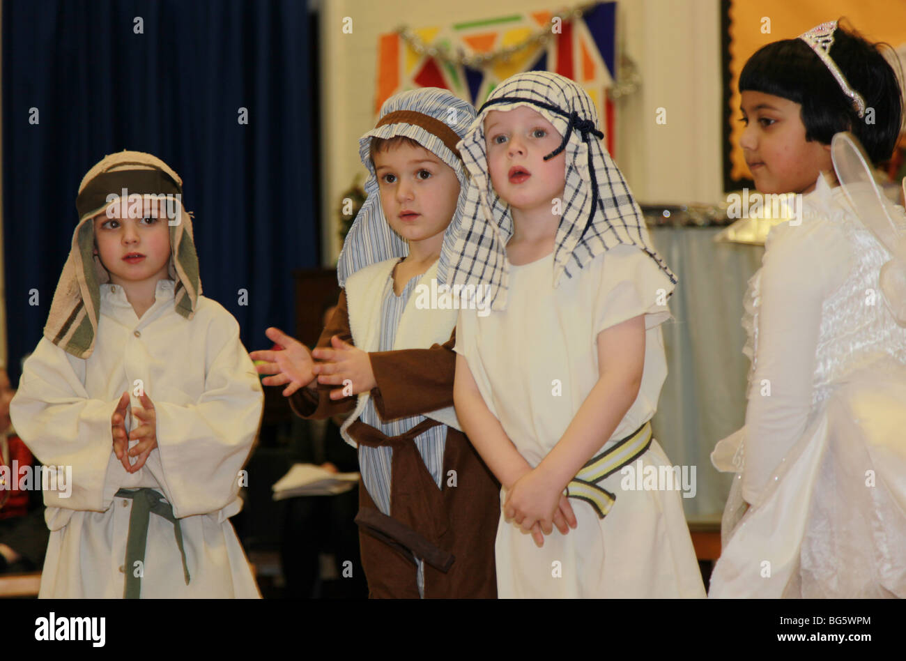 Children's Nativity Play Stock Photo Alamy
