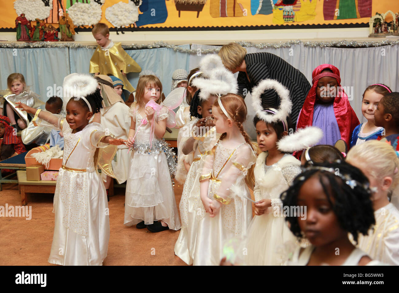 Nativity play angel hires stock photography and images Alamy