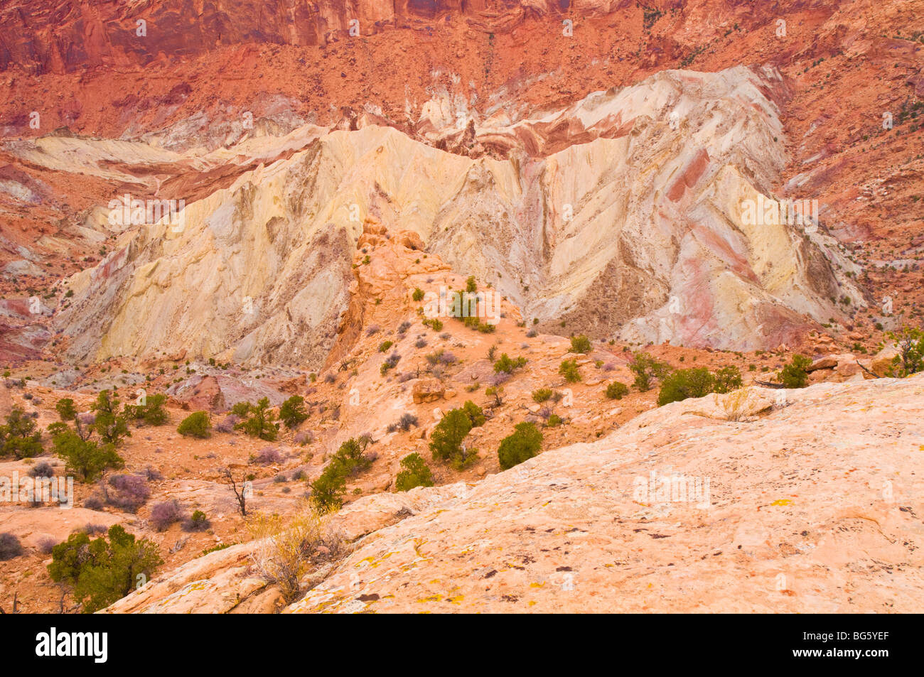 Upheaval Dome, Island in the Sky, Canyonlands National Park, Utah Stock