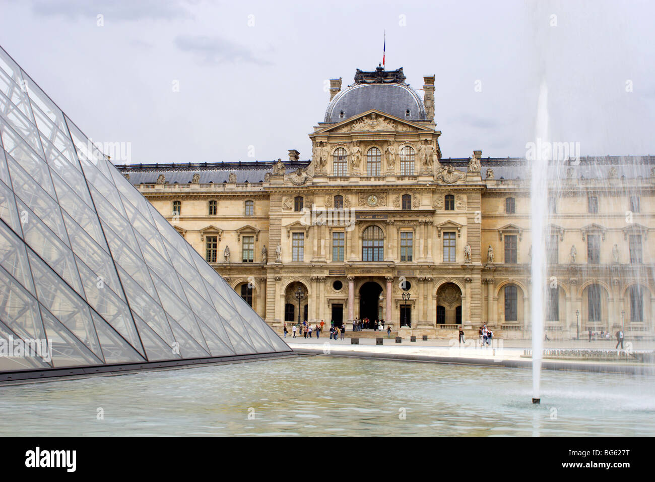 Luvre in paris Stock Photo