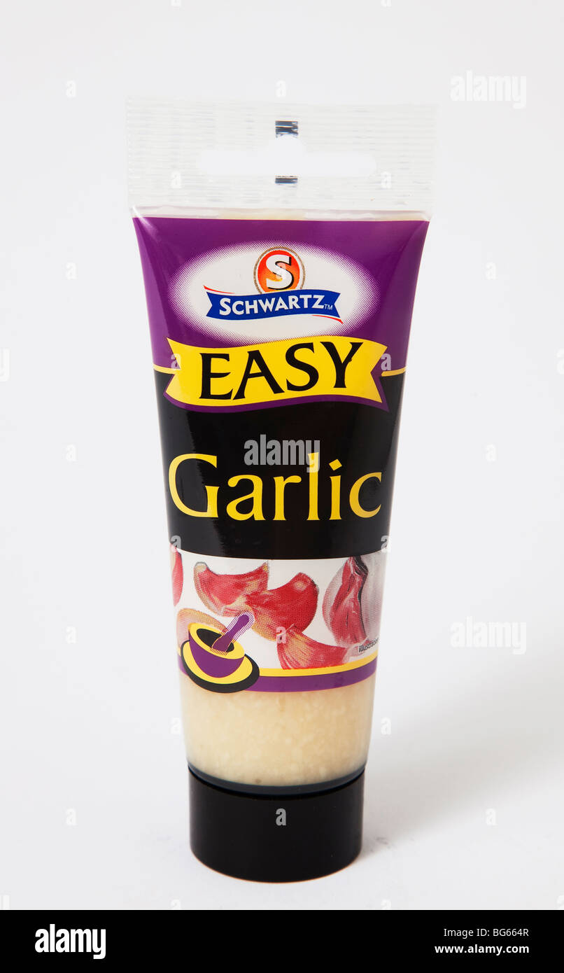 schwartz easy lazy garlic tube Stock Photo Alamy