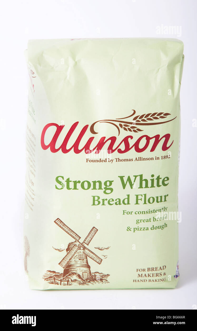"strong white bread flour" "bread flour" allinson bread flour Stock Photo Alamy