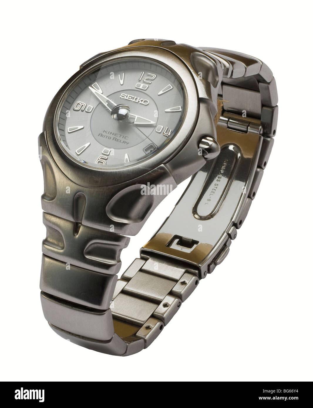 Seiko Kinetic watch cut out Stock Photo - Alamy