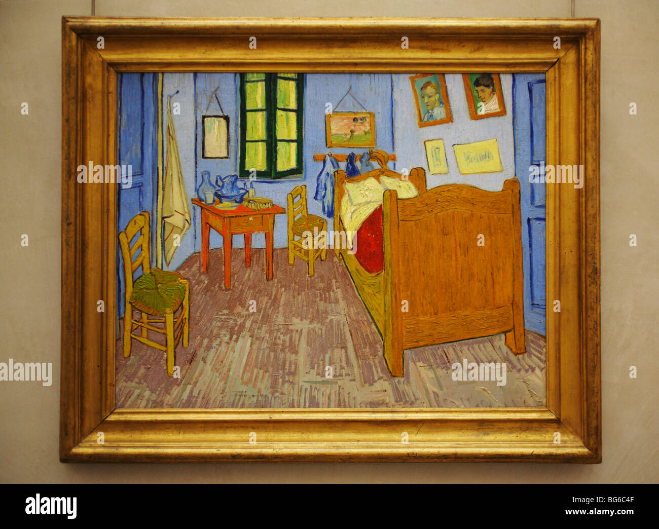 Van Gogh's Bedroom in Arles, 1889, d'Orsay Museum, Paris, France Stock Photo