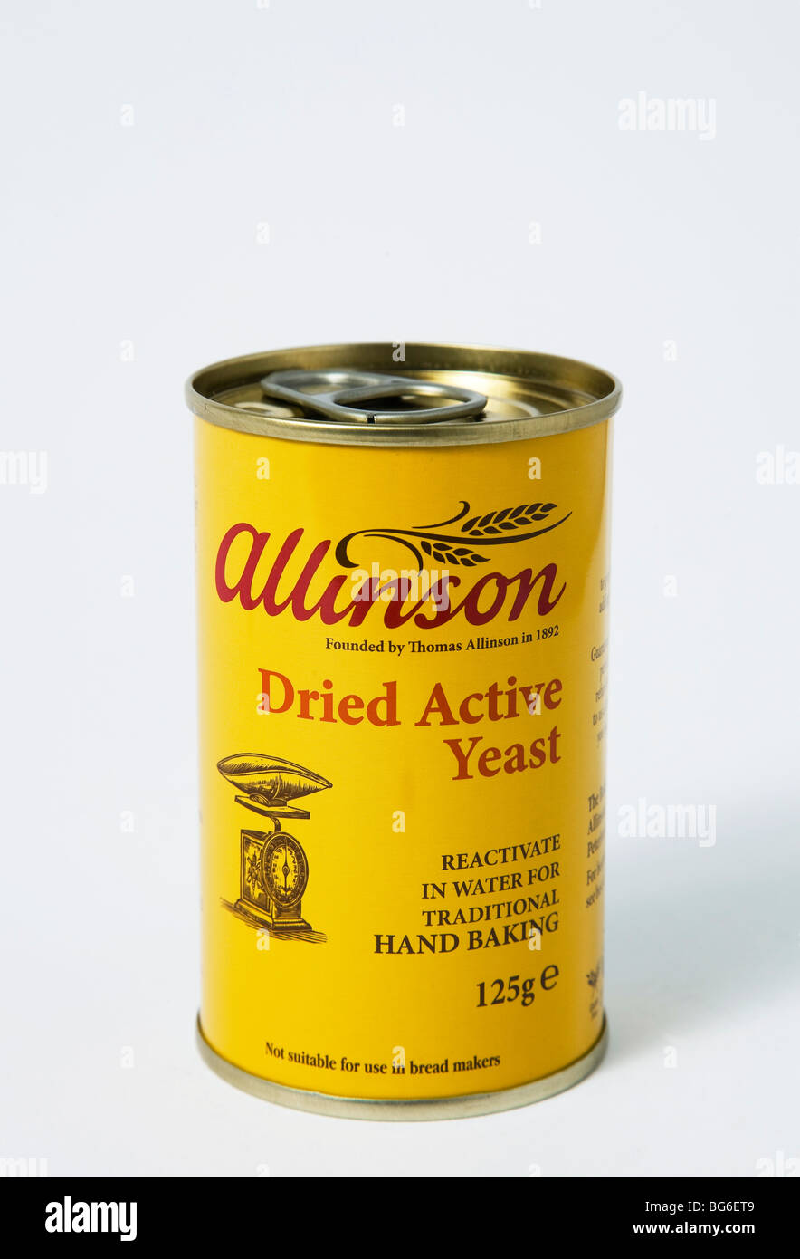 allinson dried active yeast "bread making" "bread maker Stock Photo Alamy
