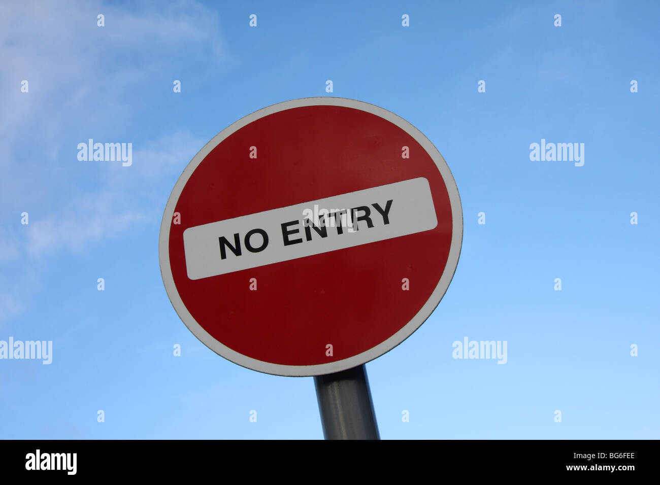 No Entry sign Stock Photo - Alamy
