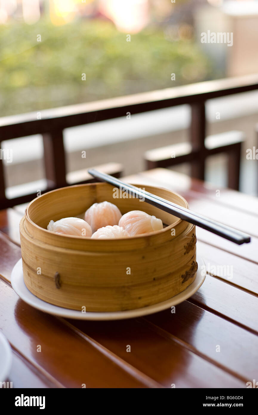 Dumplings, Shanghai, China Stock Photo