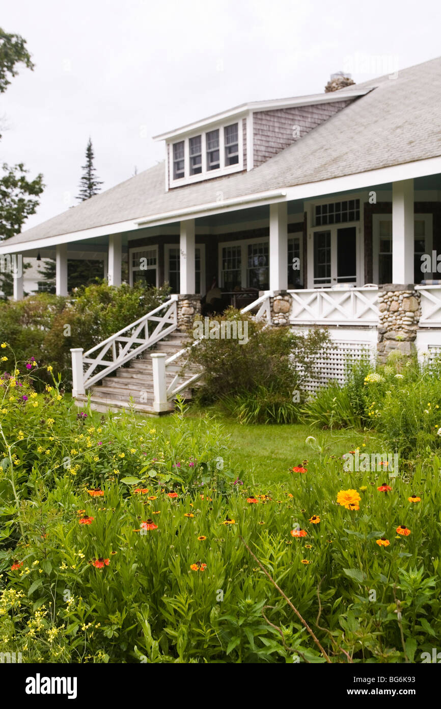 Maine Summer House Pemaquid, Maine Stock Photo Alamy