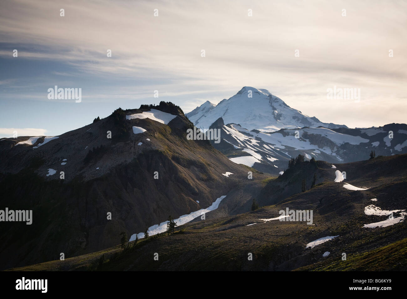 Mt Baker as seen from the Chain Lakes Trail, Mt Baker Wilderness