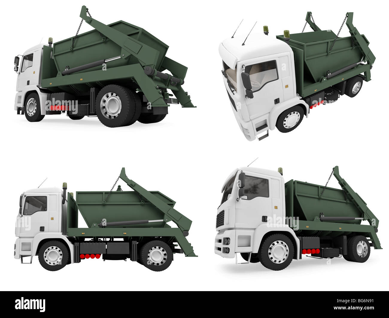 Isolated collection of dump truck Stock Photo - Alamy