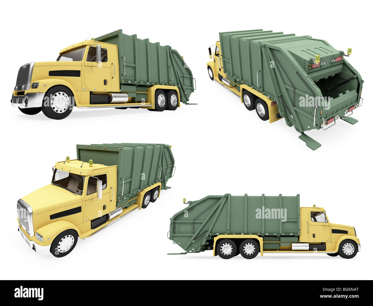 Isolated collection of dump truck Stock Photo - Alamy