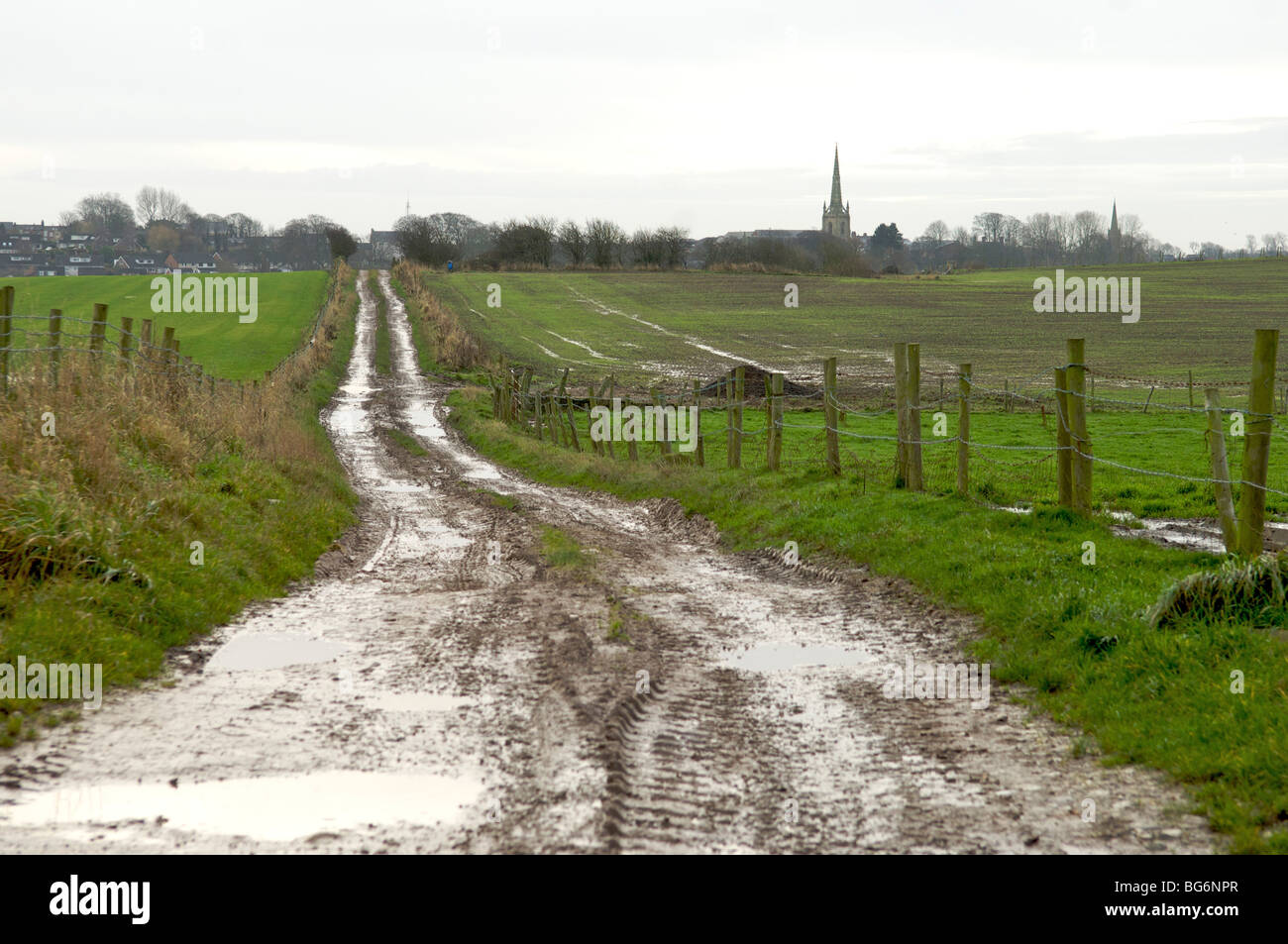 Muddy track hi-res stock photography and images - Alamy