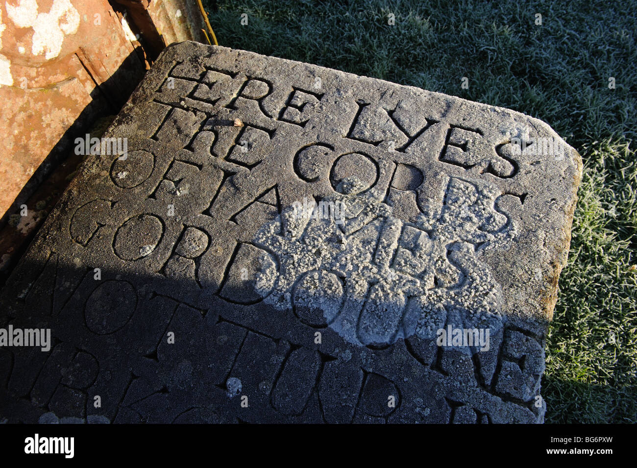 Old gravestone inscription hires stock photography and images Alamy