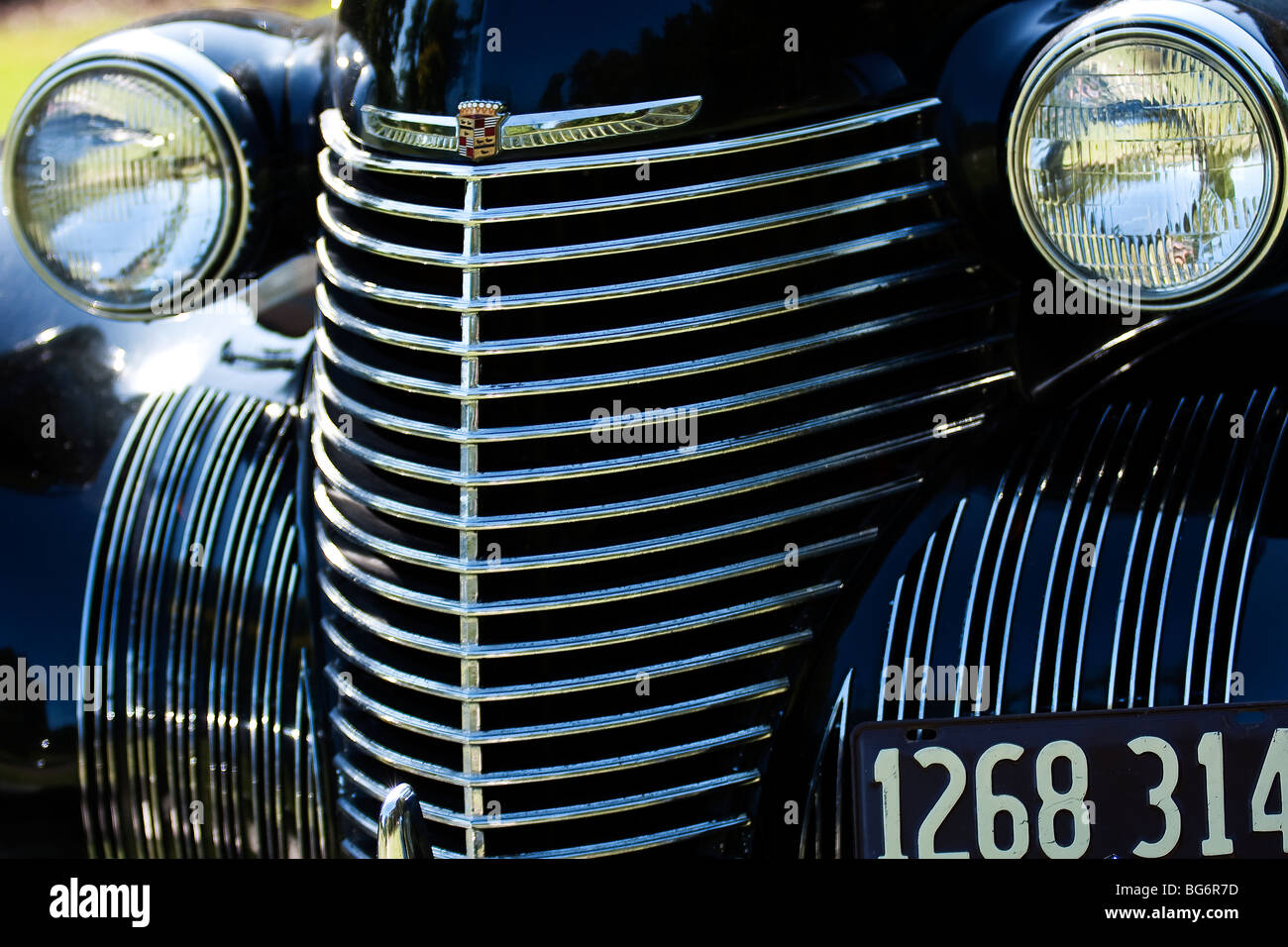 Front Grill Antique Auto Stock Photos & Front Grill Antique Auto Stock