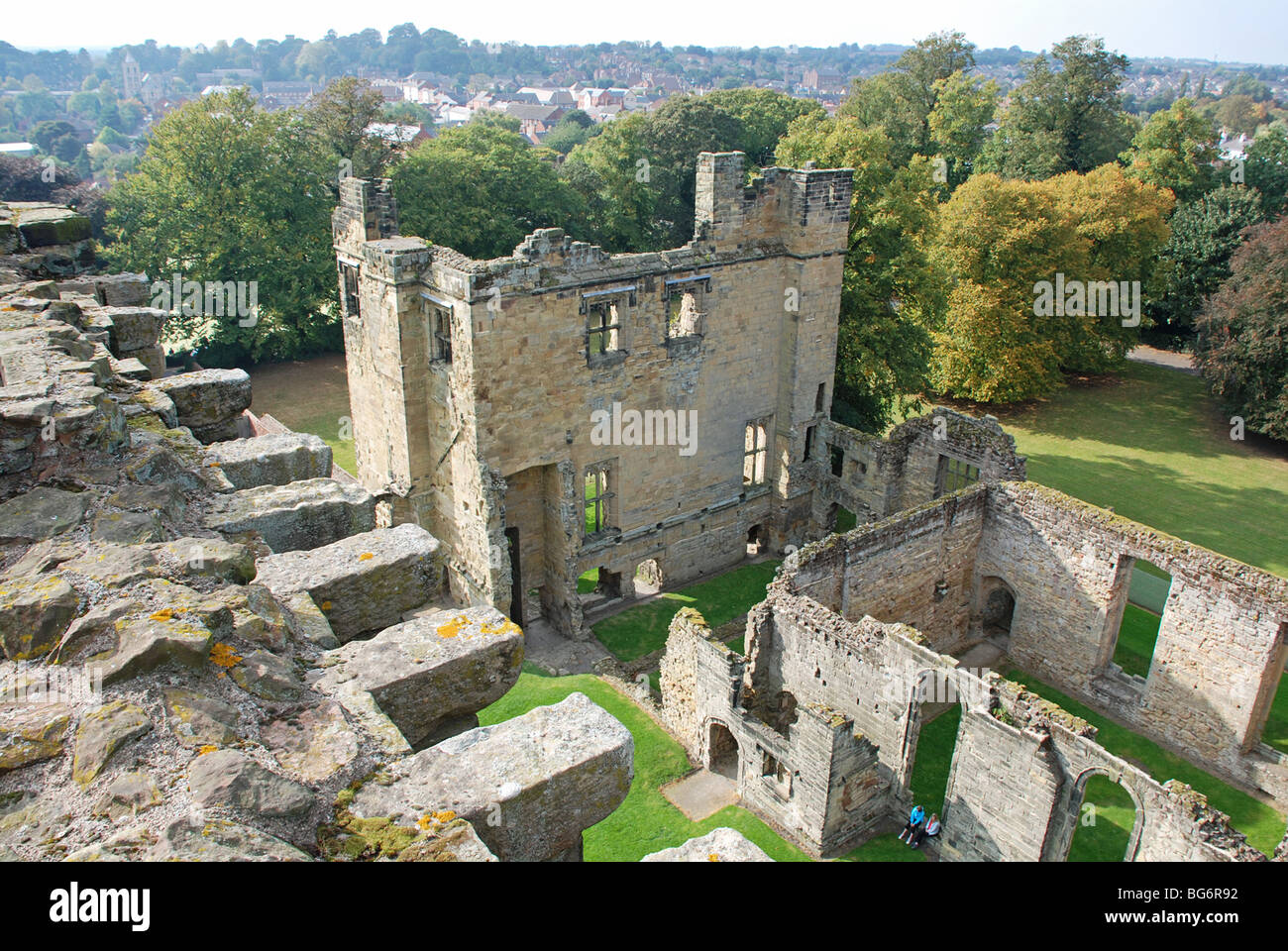 Ashby de la Zouch castle Leicestershire Stock Photo Alamy