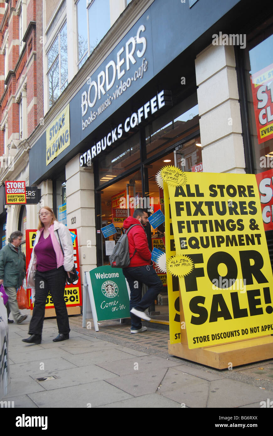 Borders book shop hi-res stock photography and images - Alamy