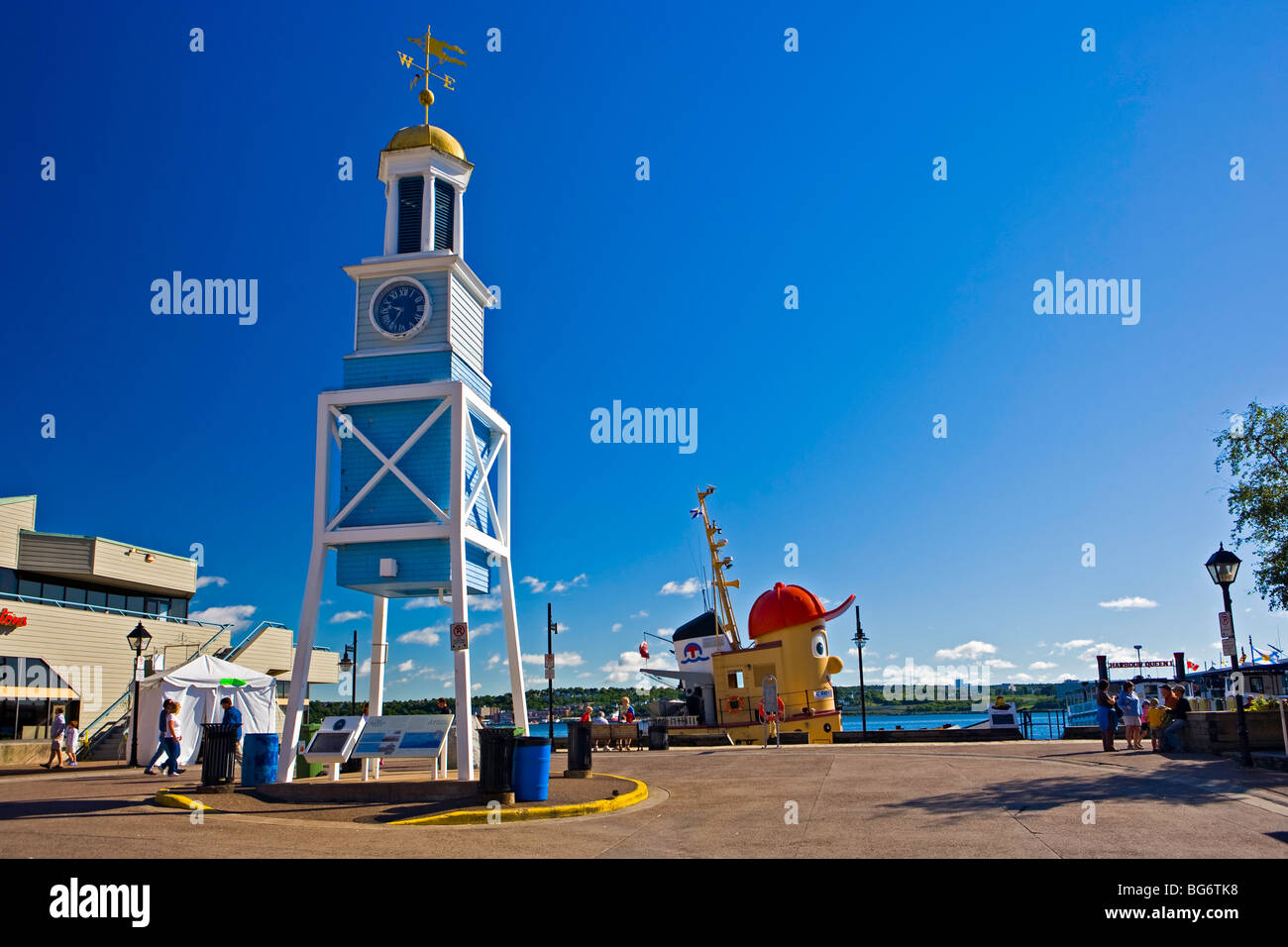Naval Clock, fabricated in London England in 1767, on the waterfront at Chebucto Landing in
