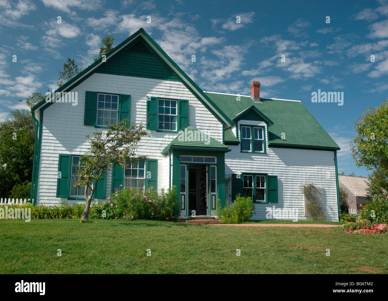 Green Gables, located in Cavendish in the Prince Edward Island National Park Stock Photo