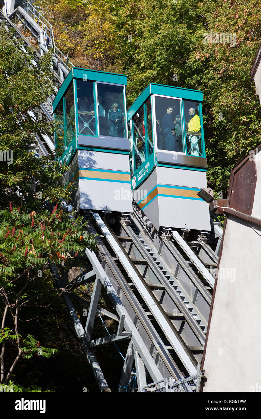 Cable Car in Quebec City, Canada Stock Photo Alamy