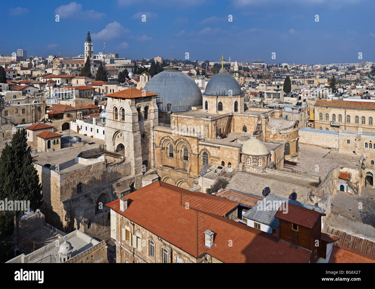 Church of the Holy Sepulcher (Church of the Resurrection) and surrounding houses, Old City of
