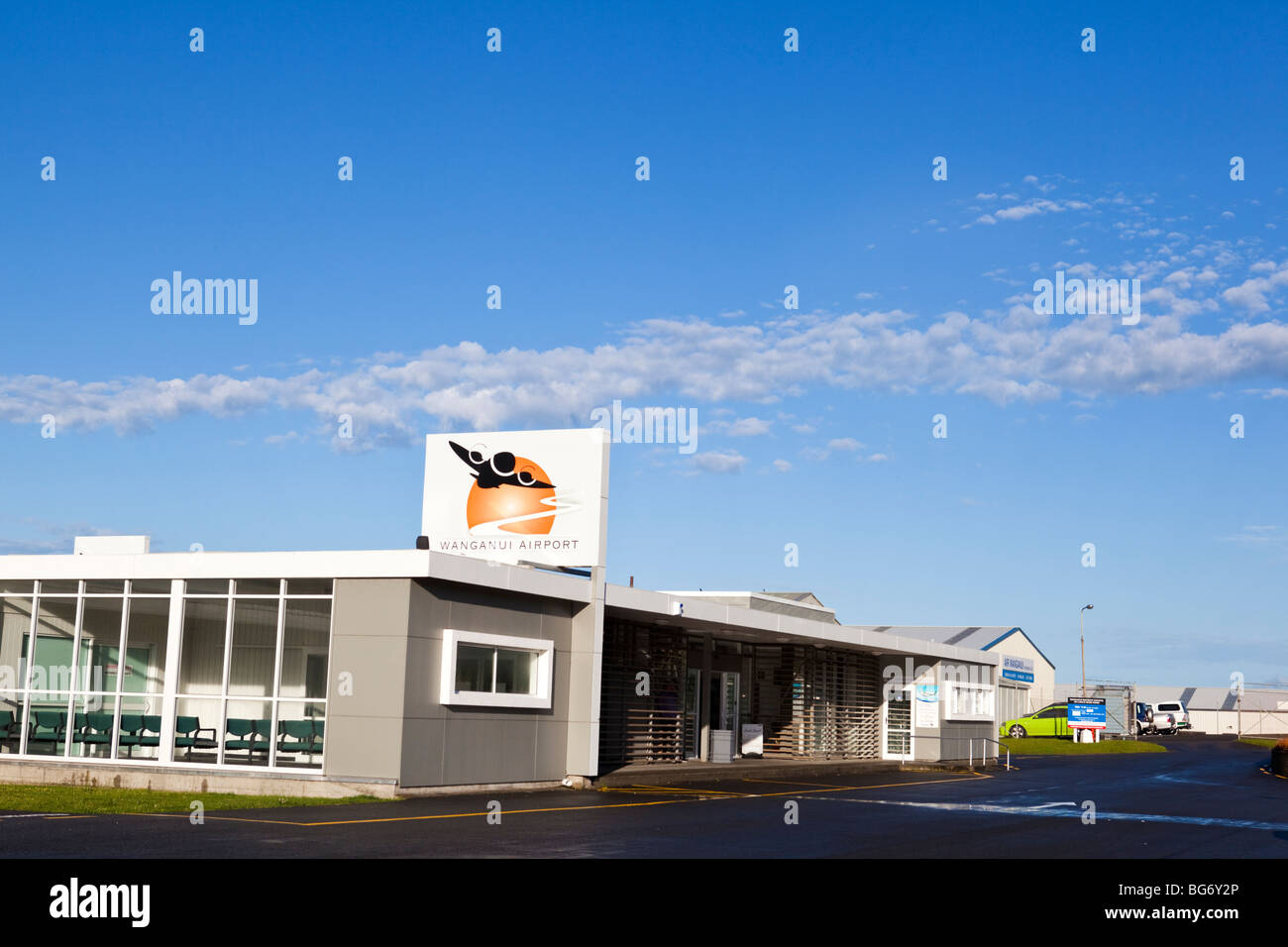 Whanganui Airport, Whanganui (New Zealand) Stock Photo