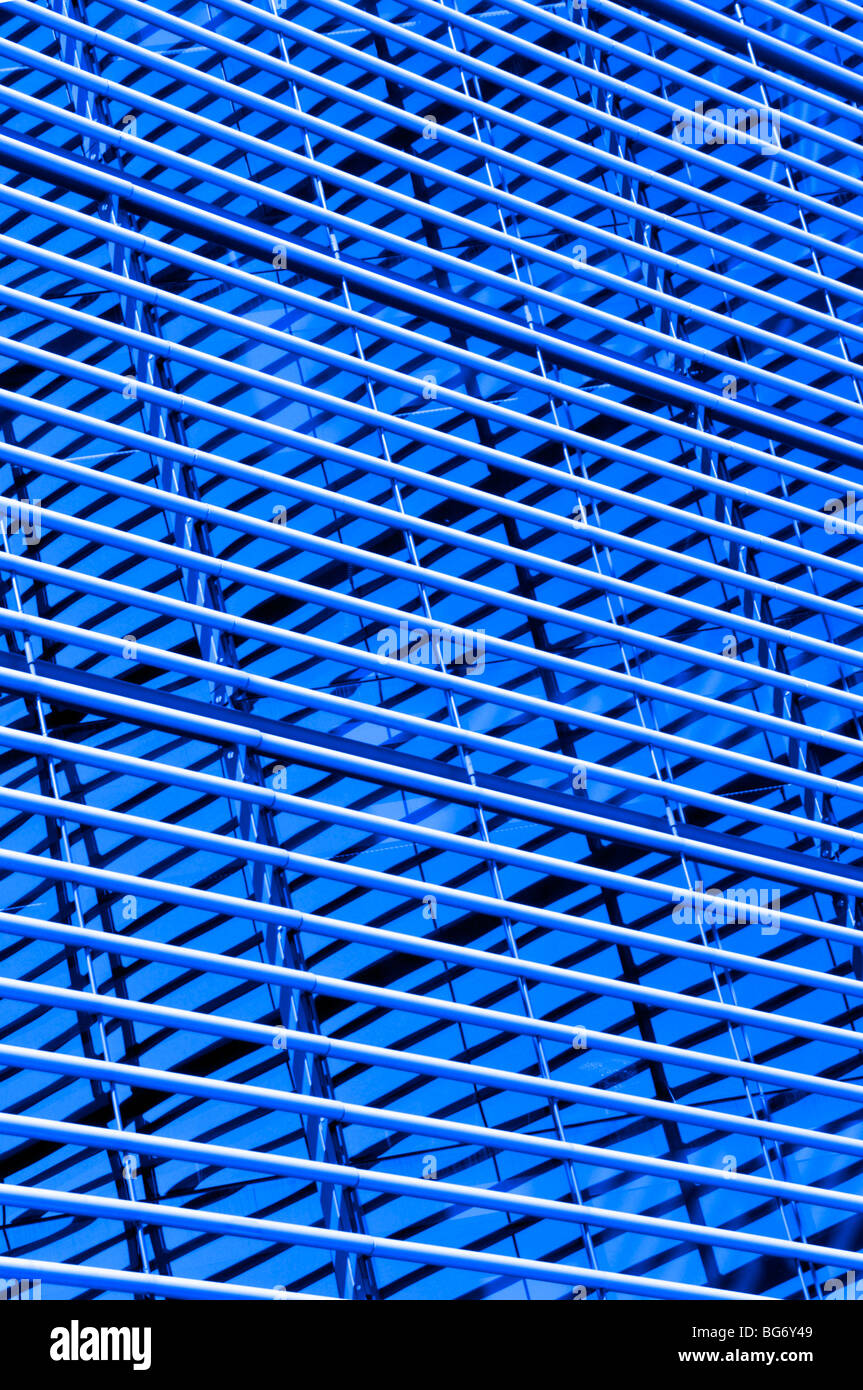 Lines Pattern Outside Abstract pattern picture of lines on outside of office building using ...