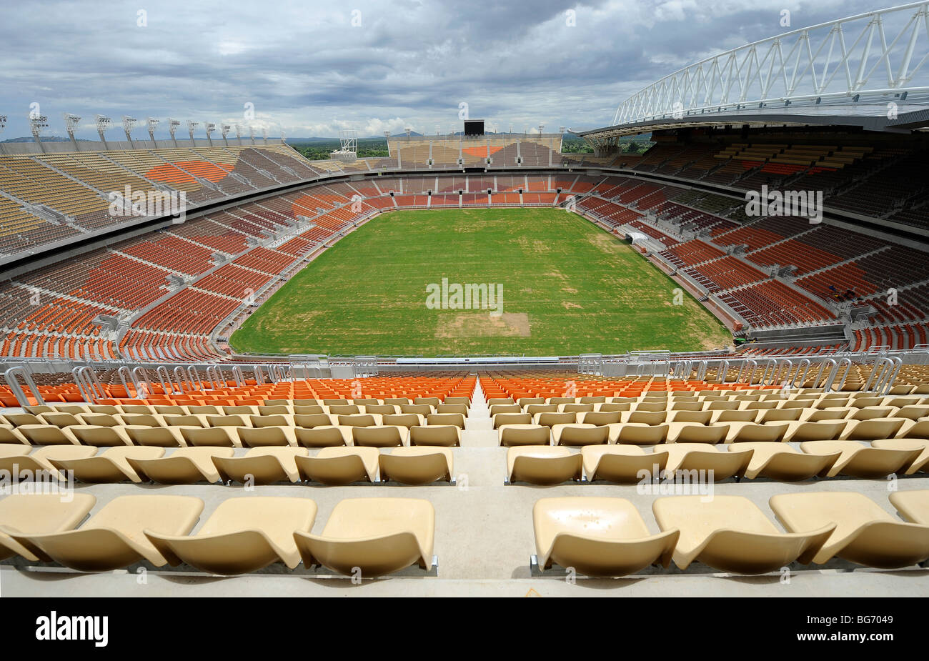 Peter Mokaba Stadium in Polokwane, South Africa - host venue for the FIFA 2010 South Africa World Cup Stock Photo