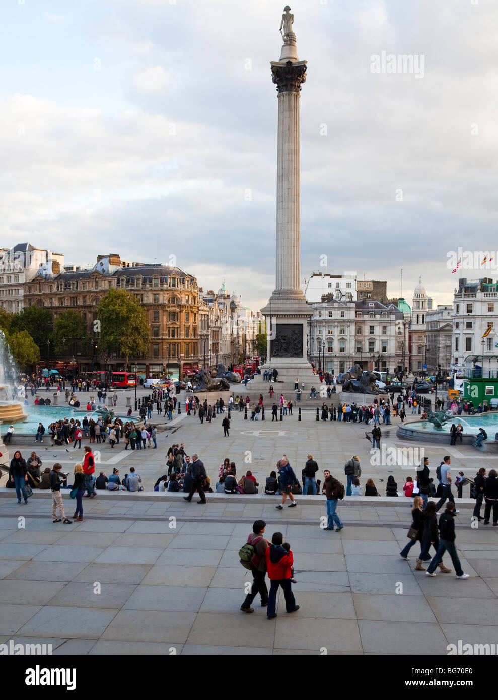 London's Trafalgar Square in London, England Stock Photo - Alamy
