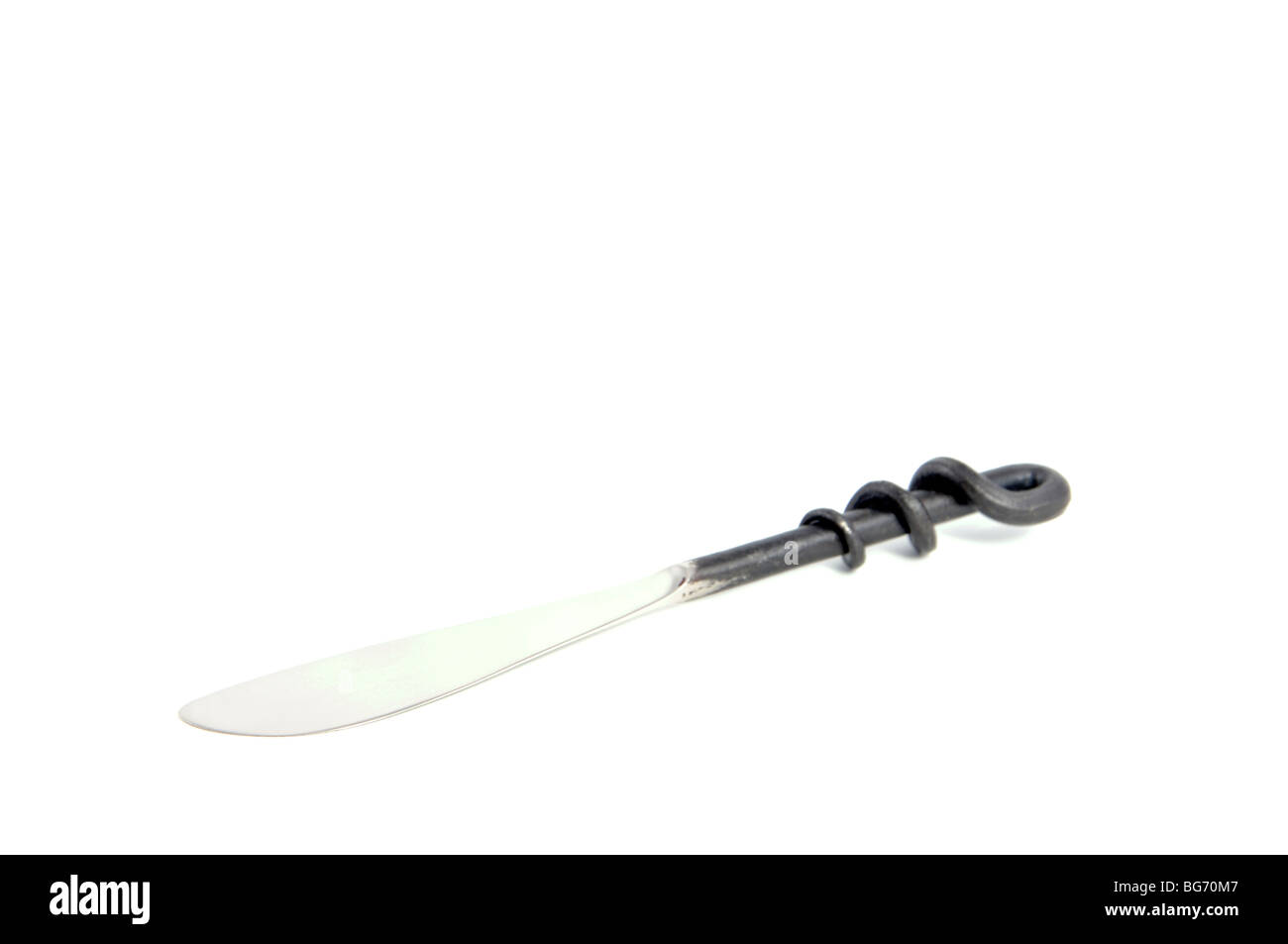 Cast iron butter knife Stock Photo Alamy