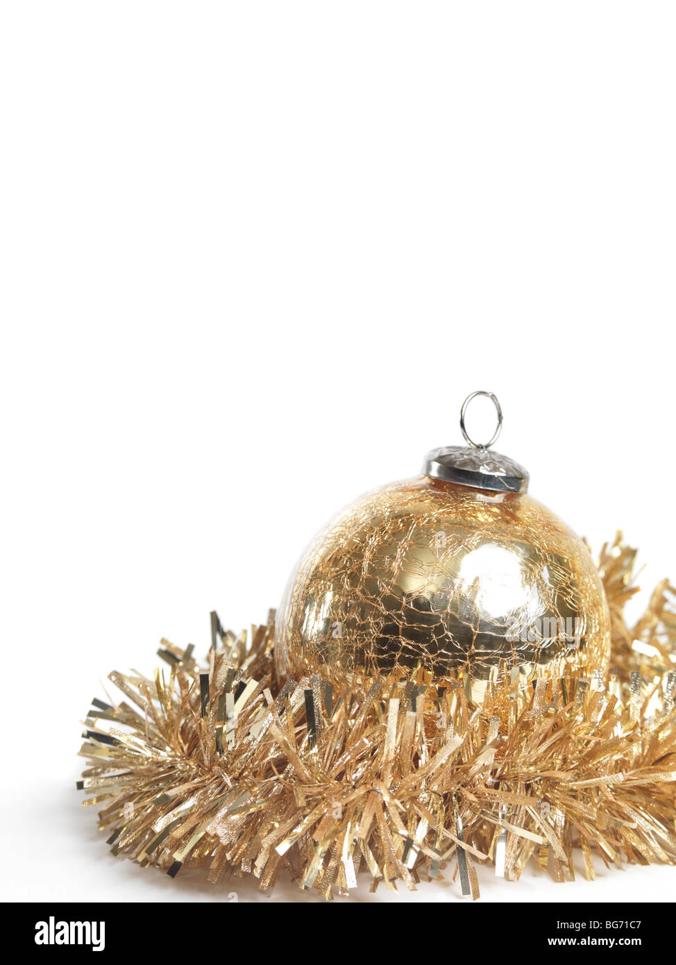 Christmas decoration isolated on white background Stock Photo