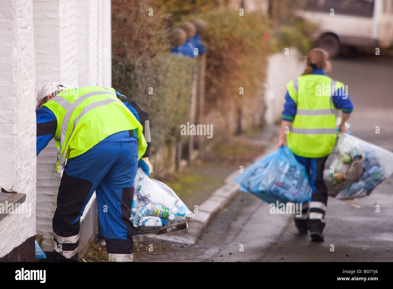 Council recycle hires stock photography and images Alamy