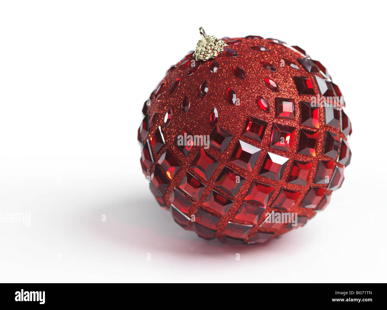 Christmas ornament isolated on white background Stock Photo