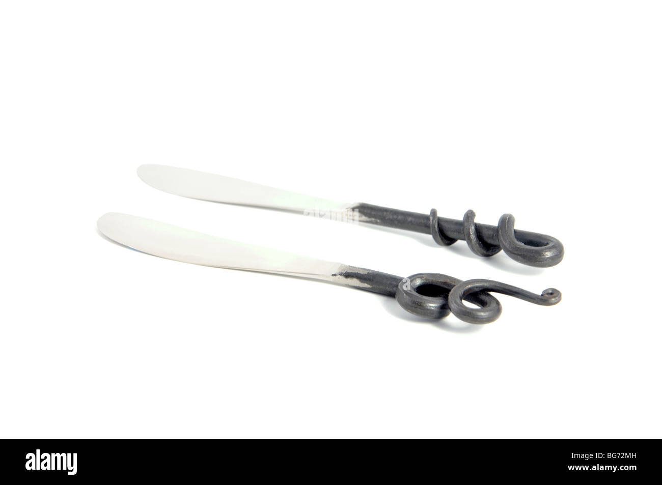 Cast iron butter knife Stock Photo Alamy