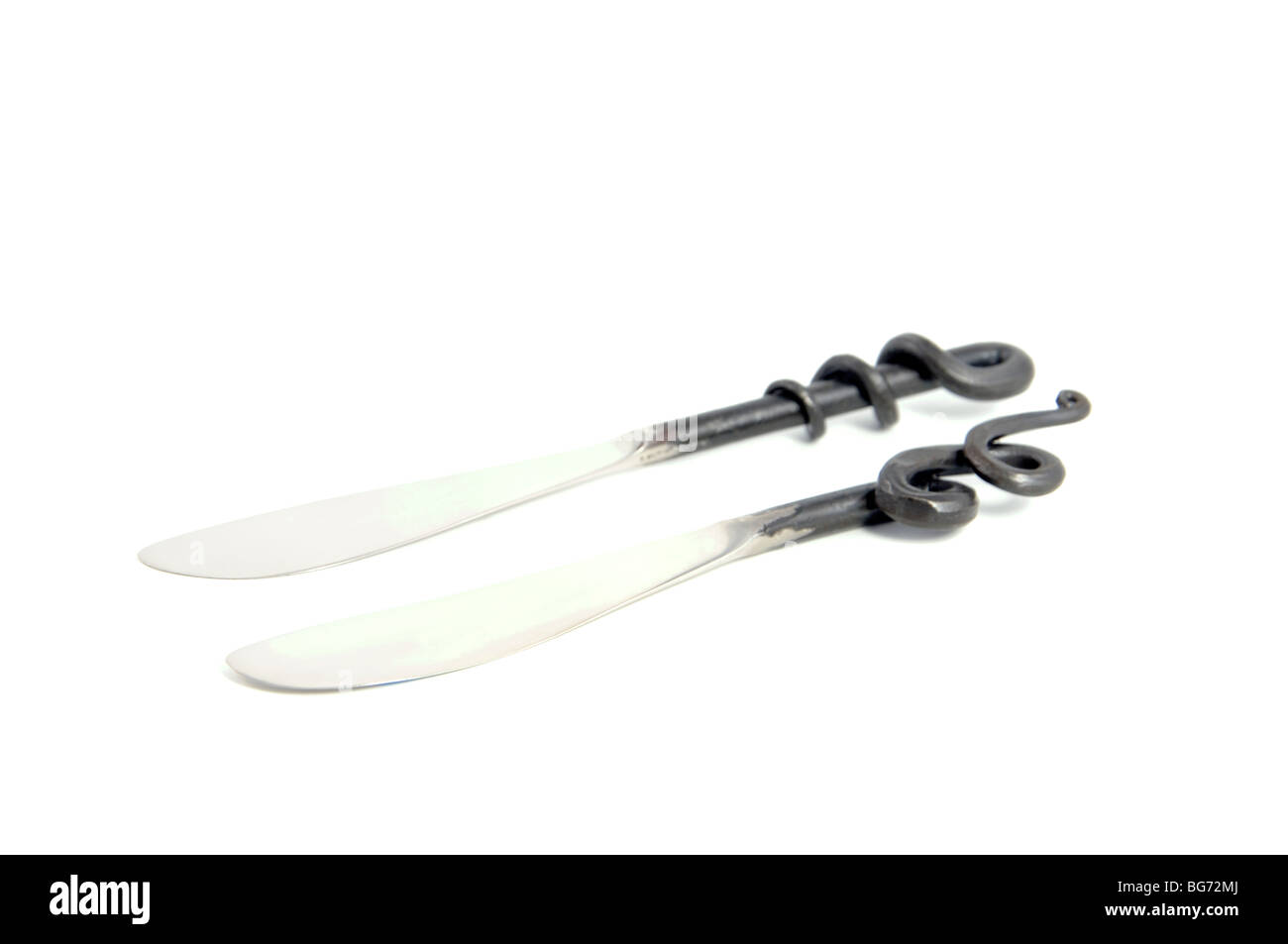 Cast iron butter knife Stock Photo Alamy