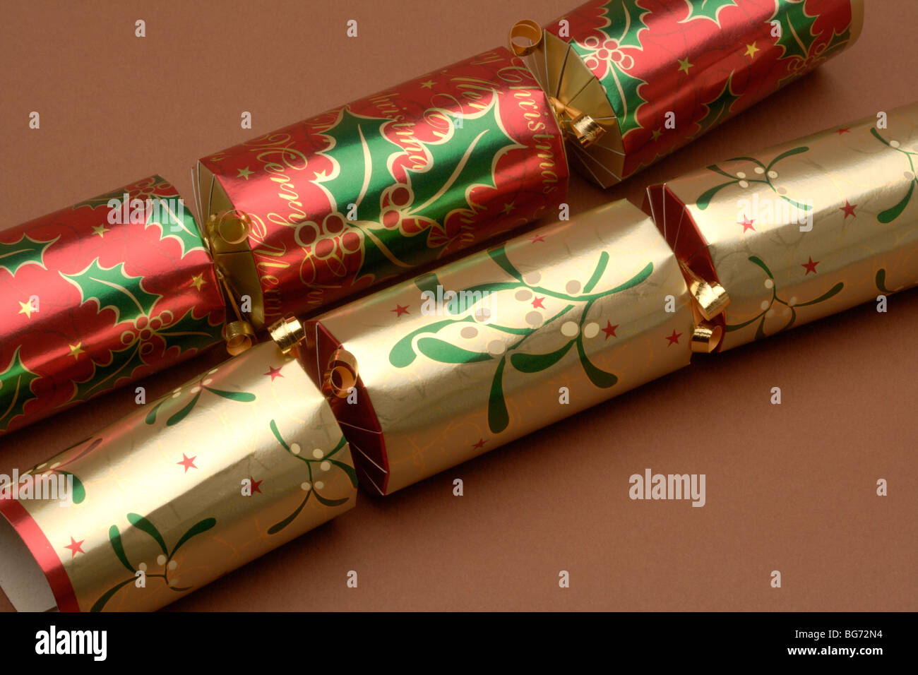 Christmas Crackers Stock Photo Alamy