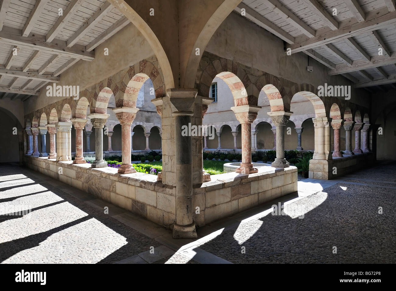 The Abbey at Saint Genis des Fontaines, Pyrenees Orientales, France