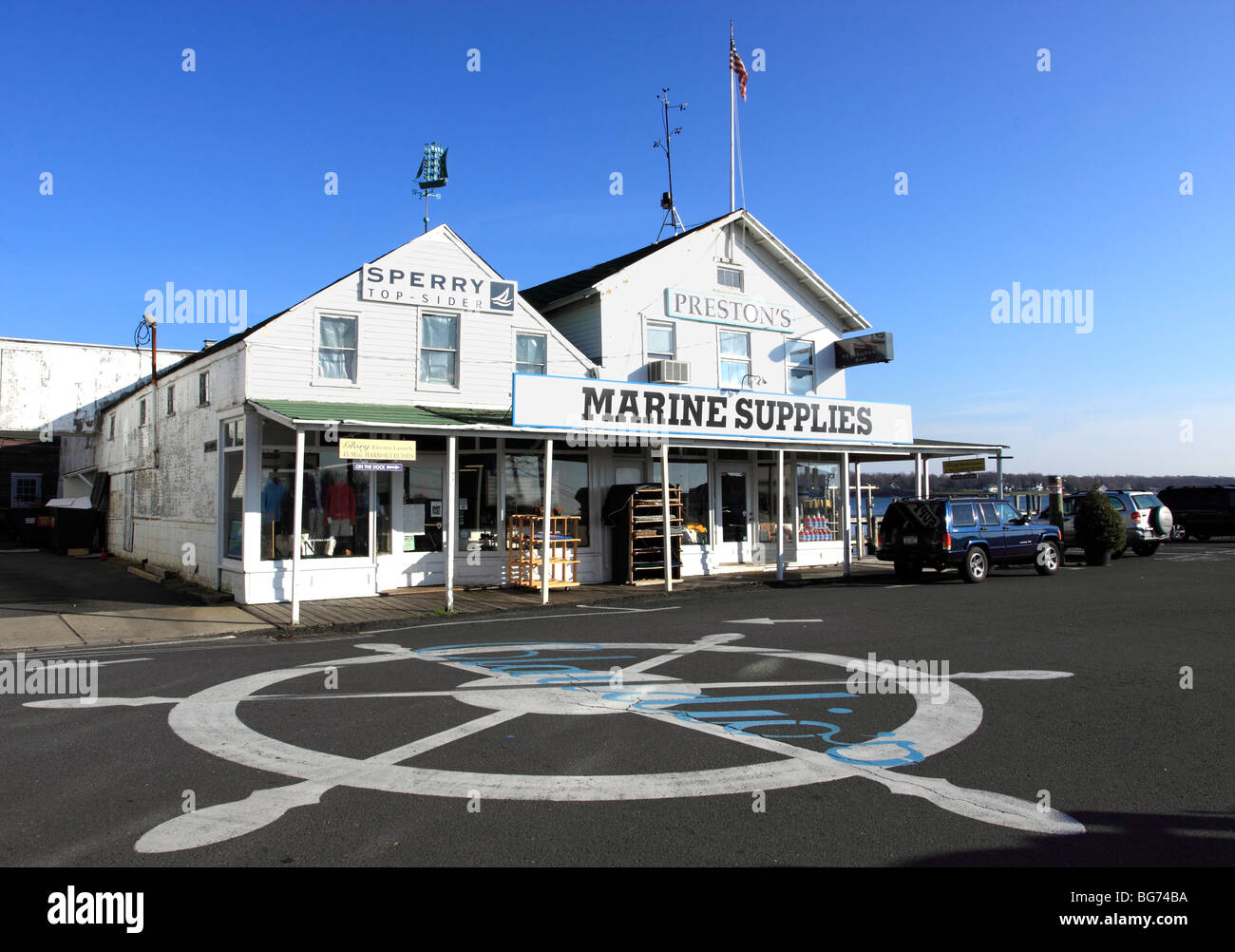 Preston's Marine Supply, Greenport, Long Island, NY Stock Photo Alamy