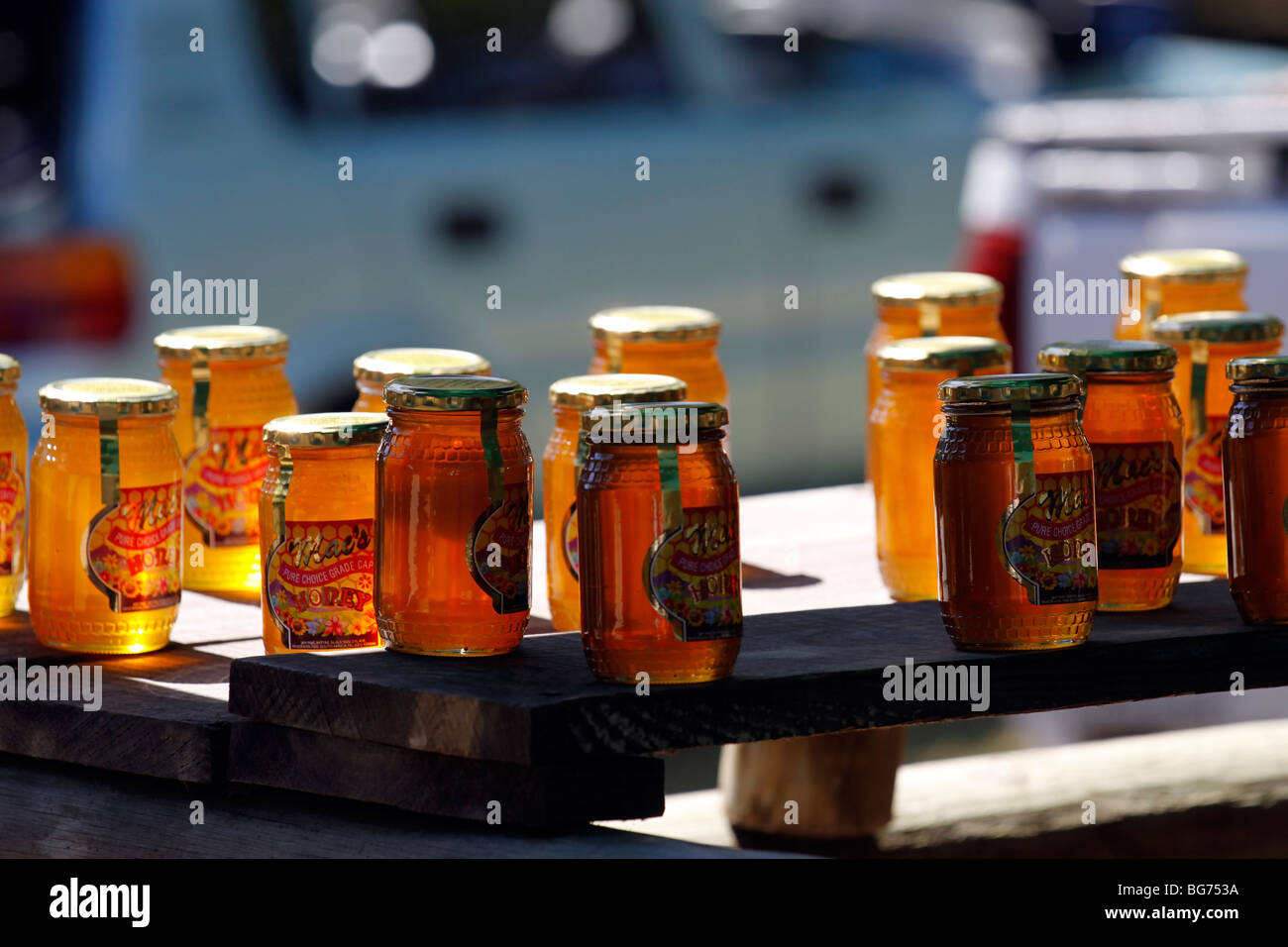 Market stall selling honey hires stock photography and images Alamy