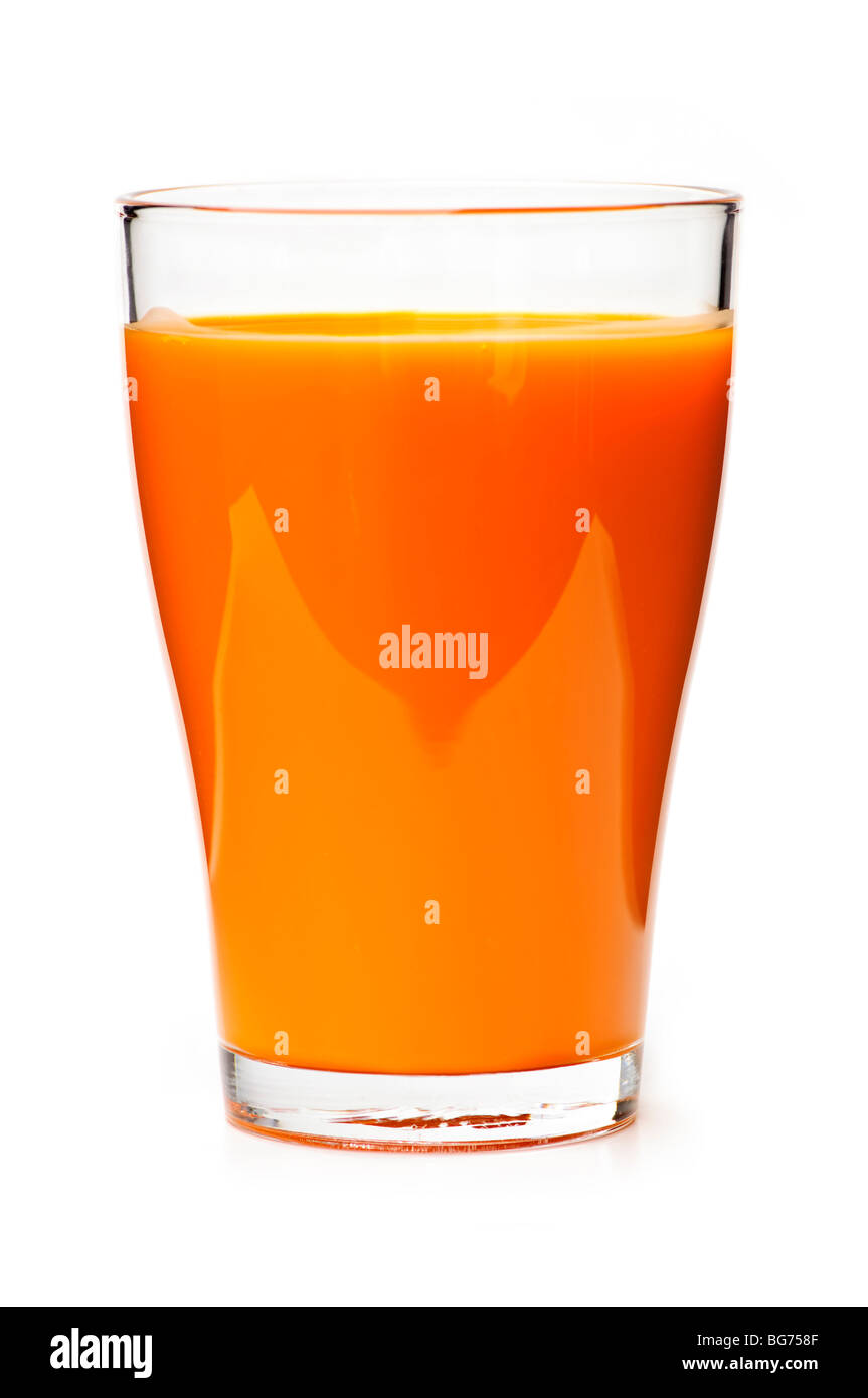 Carrot juice smoothie jug, paths Stock Photo by maxsol7