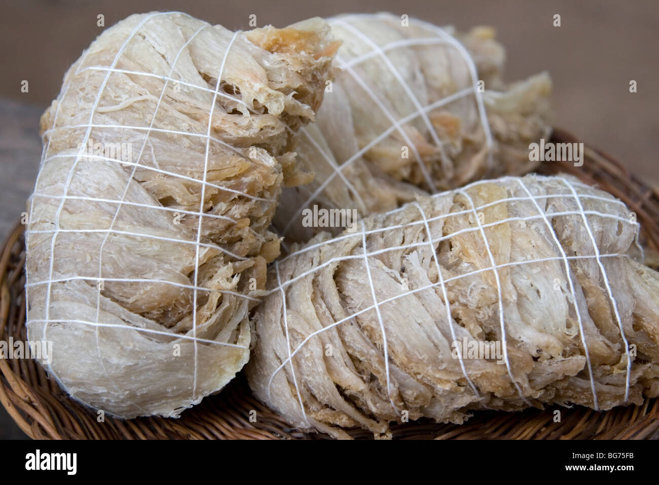 Prized bird's nests of the sea swallows that are highly prized in