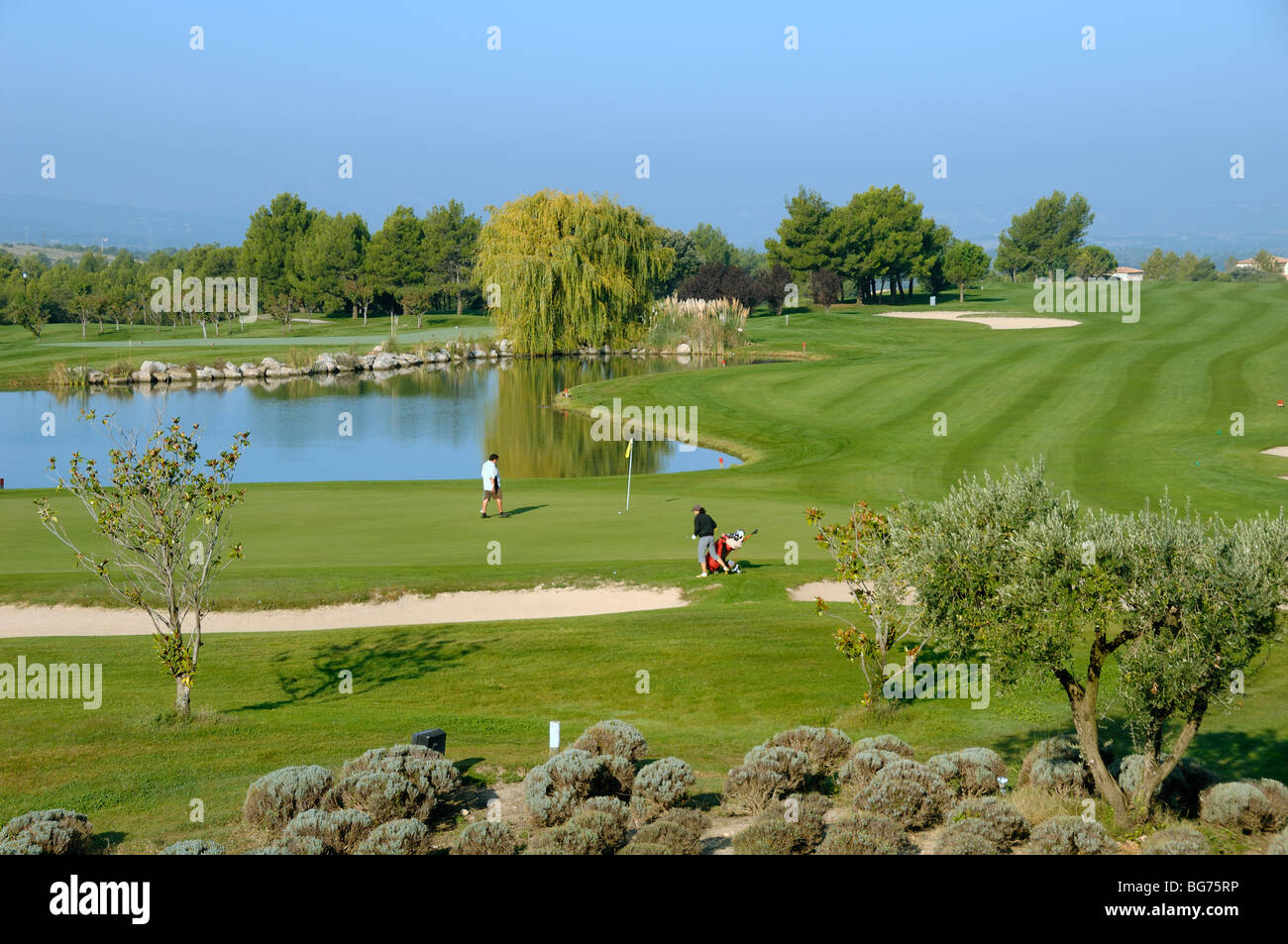 Golf Course, Pont Royal Golf & Country Club, Provence, France Stock Photo -  Alamy