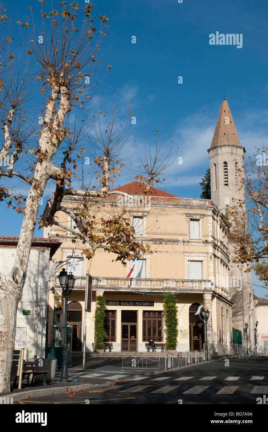 Town Hall, Ganges, Herault, Southern France Stock Photo Alamy