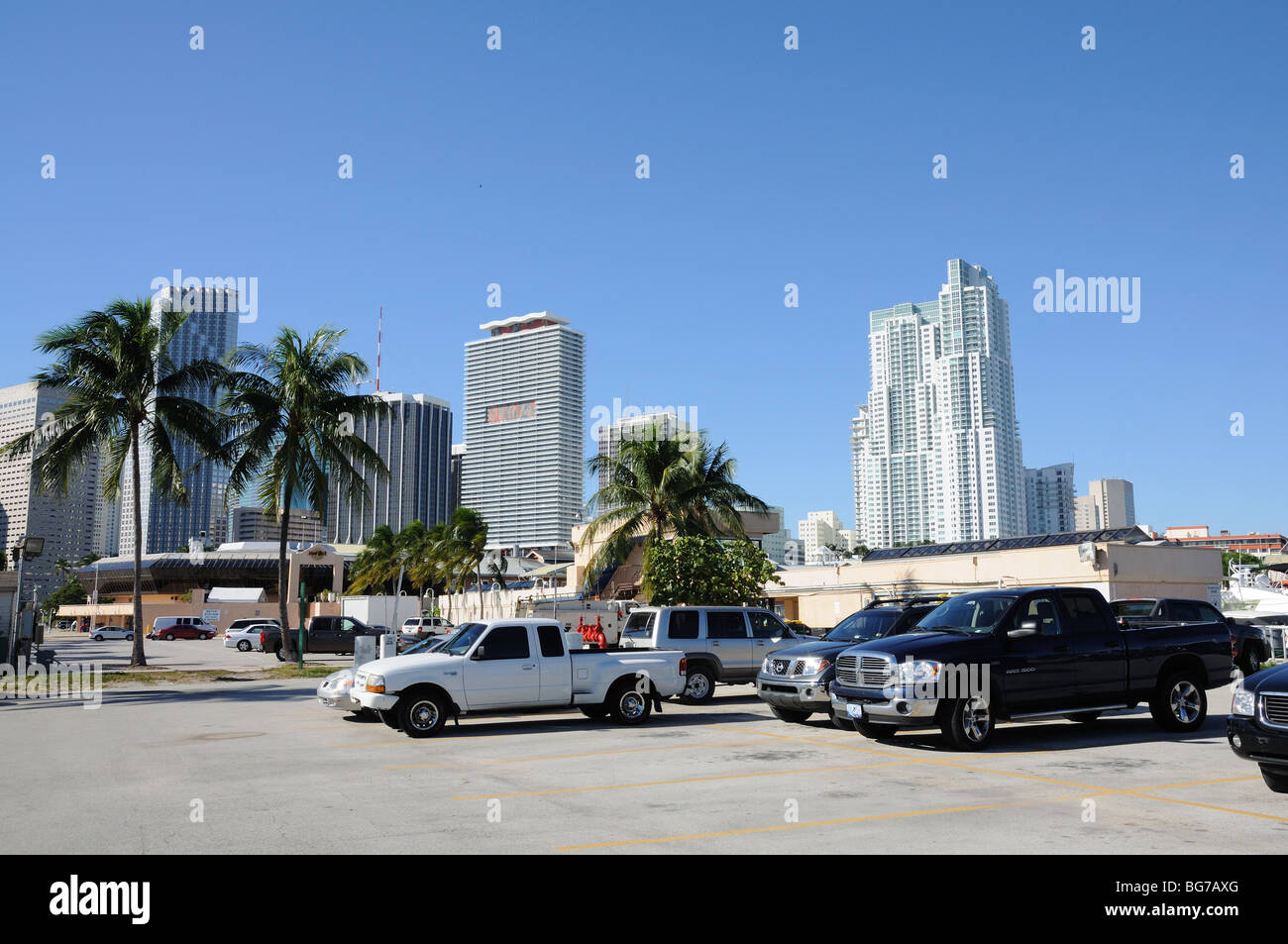 Downtown Miami, Florida USA Stock Photo